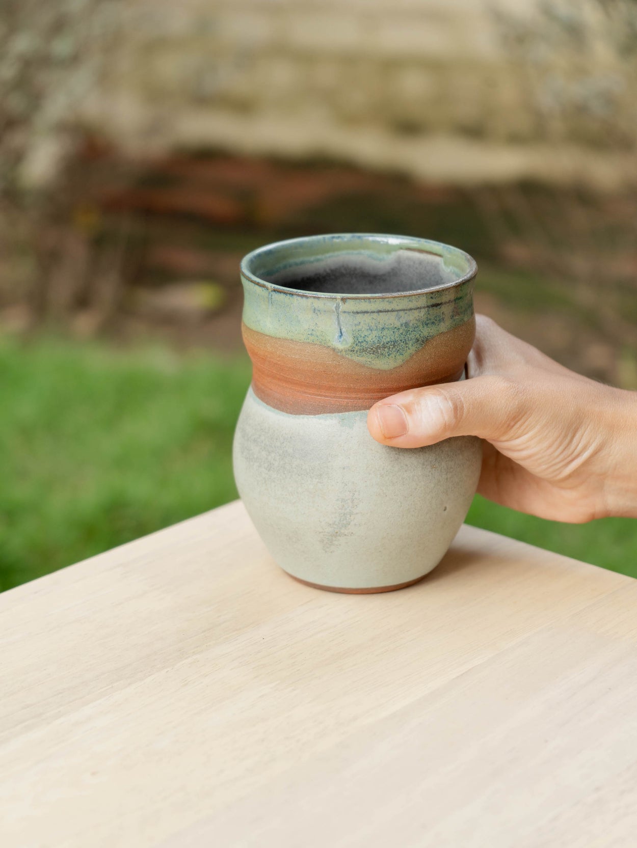 Cobalt Bloom Tumbler